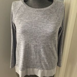 Gray long sleeve shirt